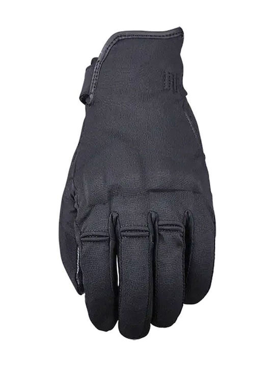 Five Flow WP Winter Herren Motorradhandschuhe Wasserdicht Schwarz