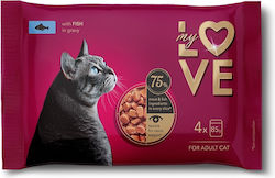 My Love Υγρή Τροφή 4x85gr My Love Υγρή Τροφή 4x85gr