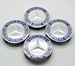 Radnabenkappen Mercedes Benz mit Innendurchmesser 73mm 4Stück