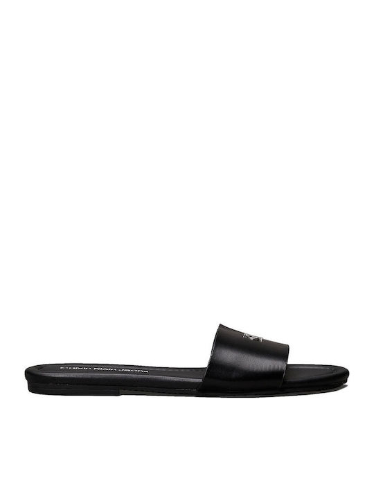 Women's Flat Sandals in Black Color