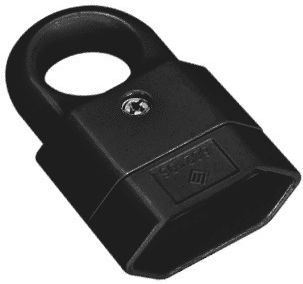 Bipolare Buchse Ring 10A Schwarz 192123/bl