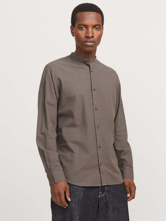 Jack Jones Langärmlig Leinen Hemd Braun 12269319 Skroutz Germany