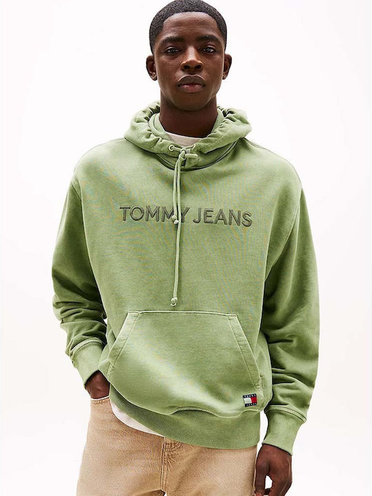 Tommy Hilfiger Sweatshirt with Hood Khaki