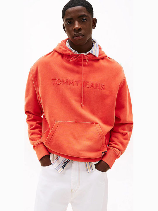 Sweatshirt with Hood Orange