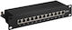 Patch Panel Cat6a Stp 12 Θυρων Επίτοιχο Mini Σειρα Plus