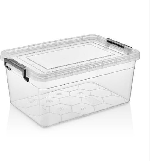 SDS Kunststoff Aufbewahrungsbox mit Deckel 0.9Es 1Stück