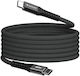 Verbatim Braided USB 2.0 Cable USB-C male - USB-C 60W Μαύρο 1.2m 31859