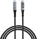 Verbatim Braided / LED USB 4 Video Cable USB-C Male - USB-C 240W PD Black 1.2m 31849