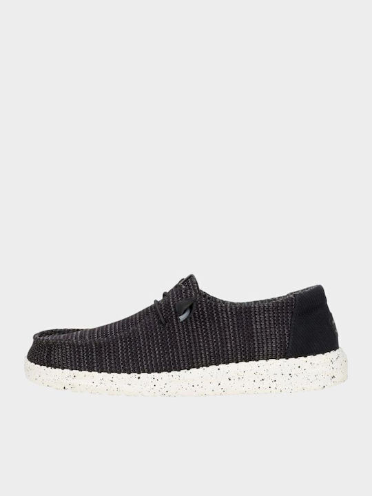 Hey Dude Wendy Women's Moccasins in Black Color