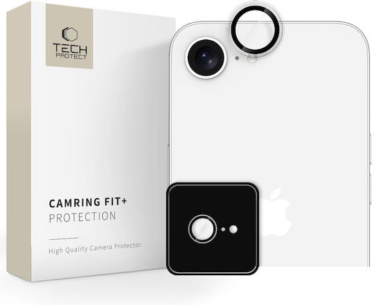 Tech-Protect Camring Fit+ Προστασία Κάμερας Tempered Glass Διάφανο για το iPhone 16e