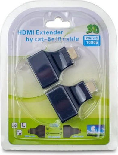HDMI Signal Extension via Cat-5e/6 Cable Ty-05218