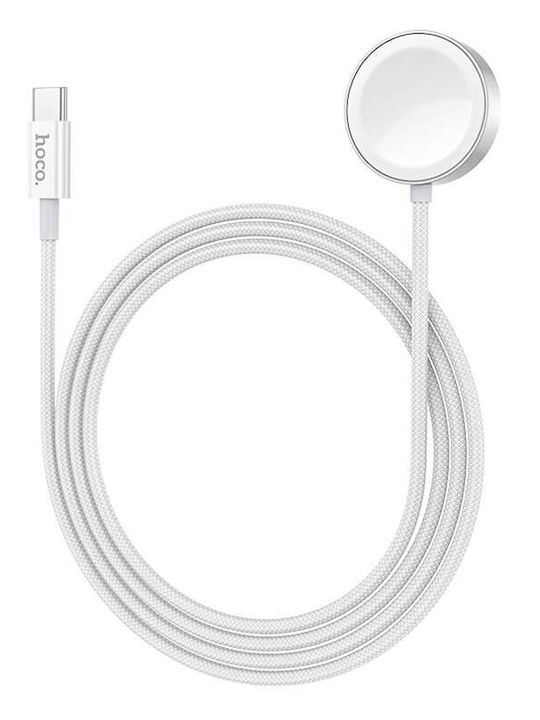 Hoco Cw59 Φορτιστής για Apple Watch, Samsung Watch Λευκός