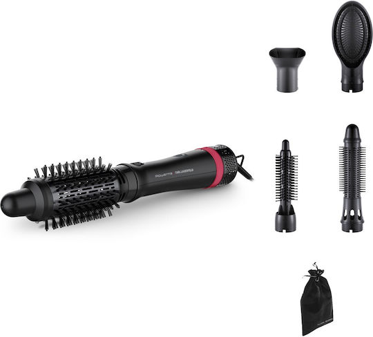 Rowenta Karl Lagerfeld Ceramic Electric Hair Brush with Air for Hair Straightening and Curls 800W