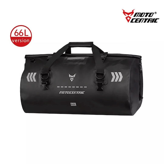 Waterproof Motorcycle Tail Bag 66lt Black