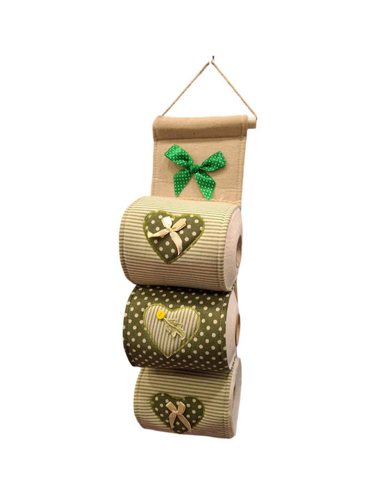 Suport de perete din material textil pentru role de hârtie igienică 45x15 cm Design-14
