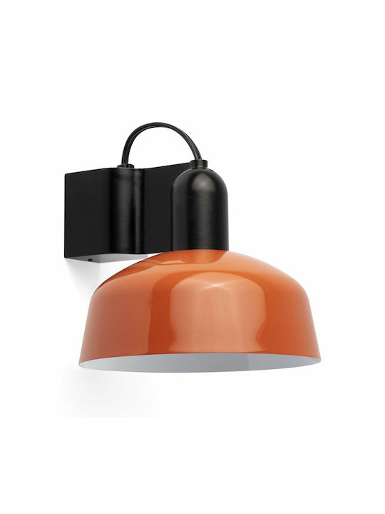 Faro Barcelona Vintage Φωτιστικό Τοίχου με Ντουί E27 Μαύρο 14x15.5εκ.