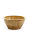 ArteLibre Wooden Salad Bowl Brown 19x19x19cm