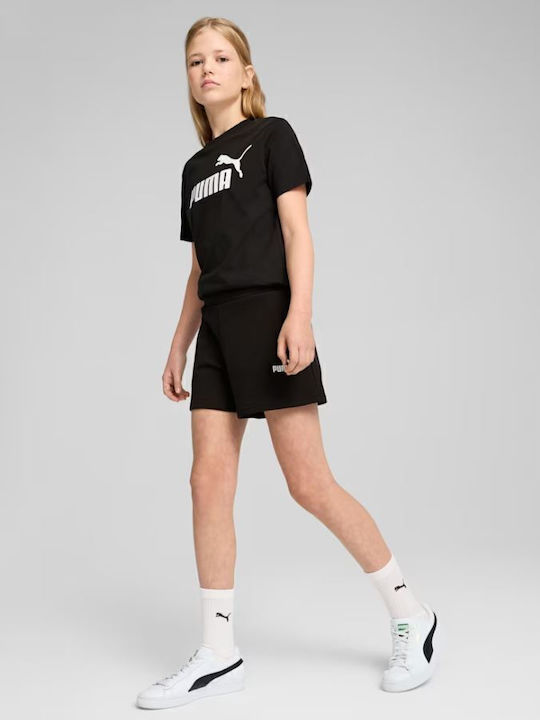 PUMA Αθλητικό Παιδικό Σορτς/Βερμούδα Μαύρο