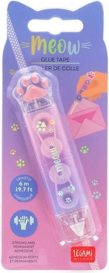 Legami Transparentes Klebeband Meow 6m/5mm Glcatkit2
