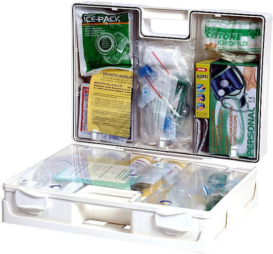 PVS First Aid Πλαστικό Κουτί Πρώτων Βοηθειών με Εξοπλισμό