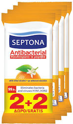 Septona Ήπια Μαντηλάκια 4x15τμχ