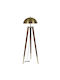 Opviq Stil Floor Lamp H165xW48cm. with Socket for Bulb E27 Brown