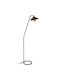 Opviq Delta Floor Lamp H155xW30cm. with Socket for Bulb E27 Black