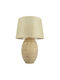 Opviq Table Lamp for Socket E27 with Beige Shade and Base