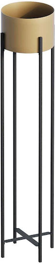 Aberto Design Plant Pot Metal Black
