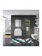 L'Εssentiel Maison Set Badematten Synthetisch,Polyester/Cotton/Leather Rechteckig Petrol 2Stück