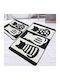 L'Εssentiel Maison Σετ Πατάκια Μπάνιου 359CHL5352 Black-white 2τμχ