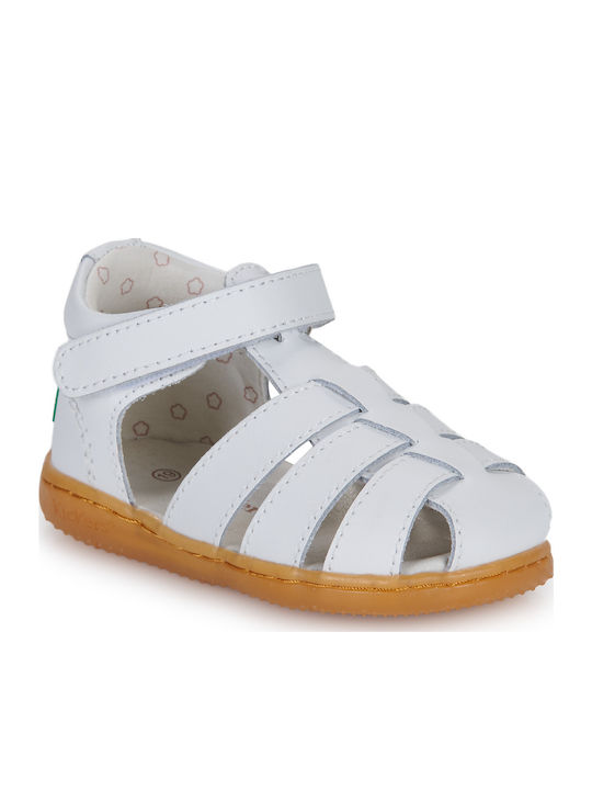 Kickers Παιδικά Πέδιλα Λευκά