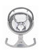 FreeOn Elektrisch Baby Relax Schaukel Elite Swing mit Musik Gray für Kind bis 9kg
