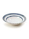 Hermia Farfurie adâncă Ceramică Albastru cu Diametru 26cm