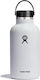 Hydro Flask Standard Mouth Thermos Bottle Stainless Steel 1.893lt White
