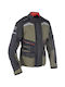 Oxford Quebec 1.0 MS Winter Herren Motorradjacke Wasserdicht Grün