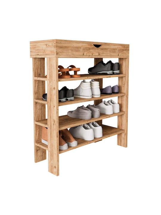 Royal Wooden Shoe Organizer Green 80x30x90cm