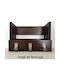 Wooden Wall Key Hook 3 Hooks 45x30cm