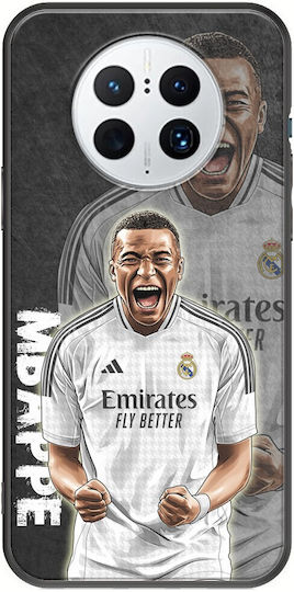 Football Stars Kylian Mbappe Huawei Mate 50 Pro Black TPU Black Silicone
