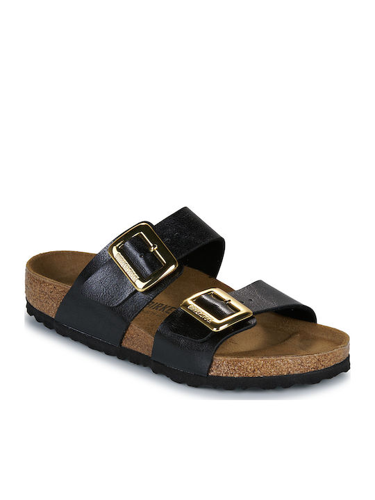 Birkenstock Sydney Women's Flat Sandals in Blac...