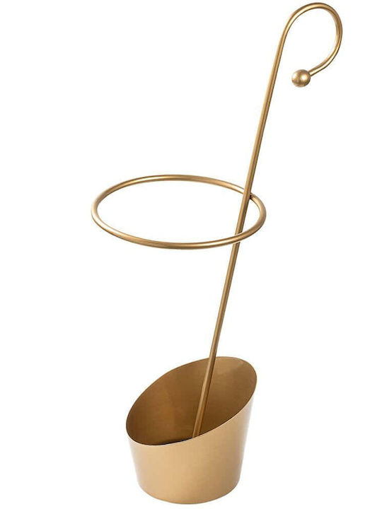 Ομπρελοθήκη Μεταλλική Aberto Design Κίτρινη 34x23x67cm 247HFM1225