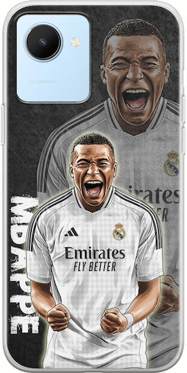Stele Fotbalistice Kylian Mbappe Realme Narzo 50i Prime TPU Flexibil Transparent Silicon