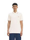 Herrenblusen Polo Kurzarm T-Shirts Beige