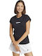 Essentials Linear Damen T-Shirt Schwarz