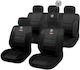Takeposition Car Cover Set 9pcs Leatherette Black