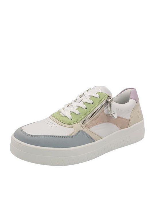 Дамски Анатомични Плоски Маратонки White Multicolour