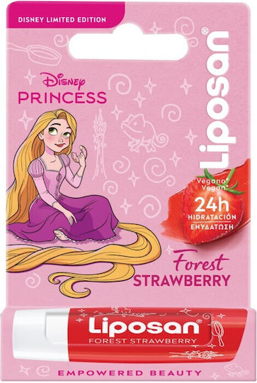 Liposan Disney Lip Balm For Kids Forest Strawberry Princess 4.8gr