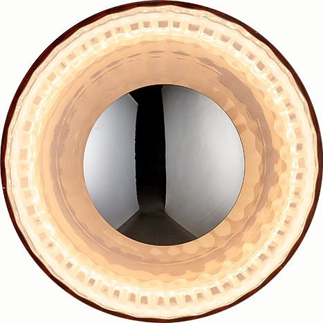 Sun Light Lamp Wall Silver 22x10cm