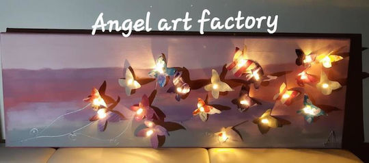 Painting "Bright Butterflies" Pink-purple