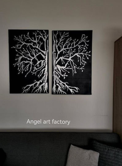 Diptychon-Gemälde Baum des Lebens